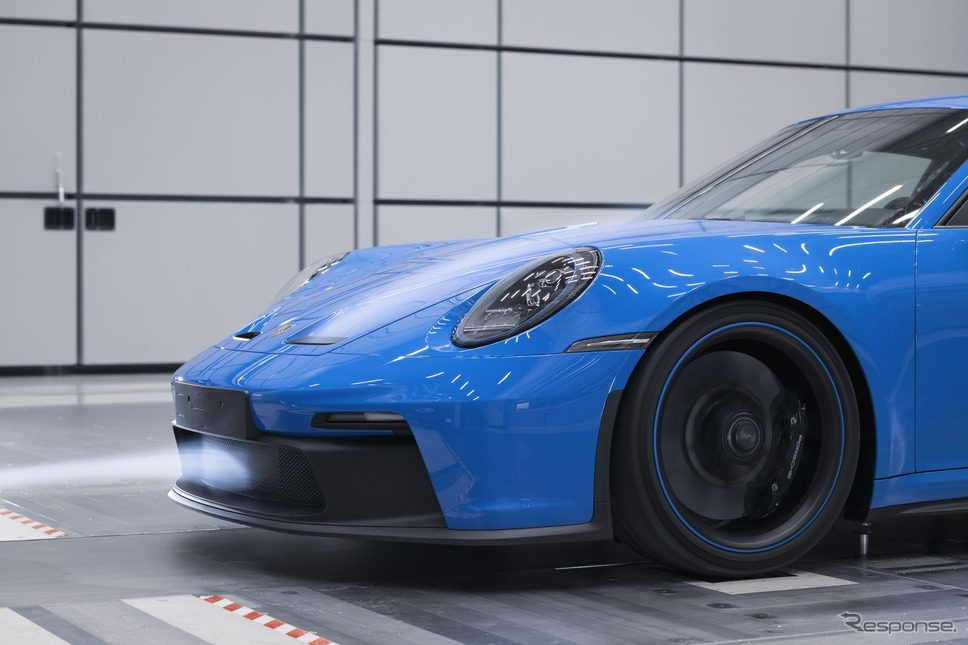 ポルシェ 911 GT3 新型の空力テスト《photo by Porsche》
