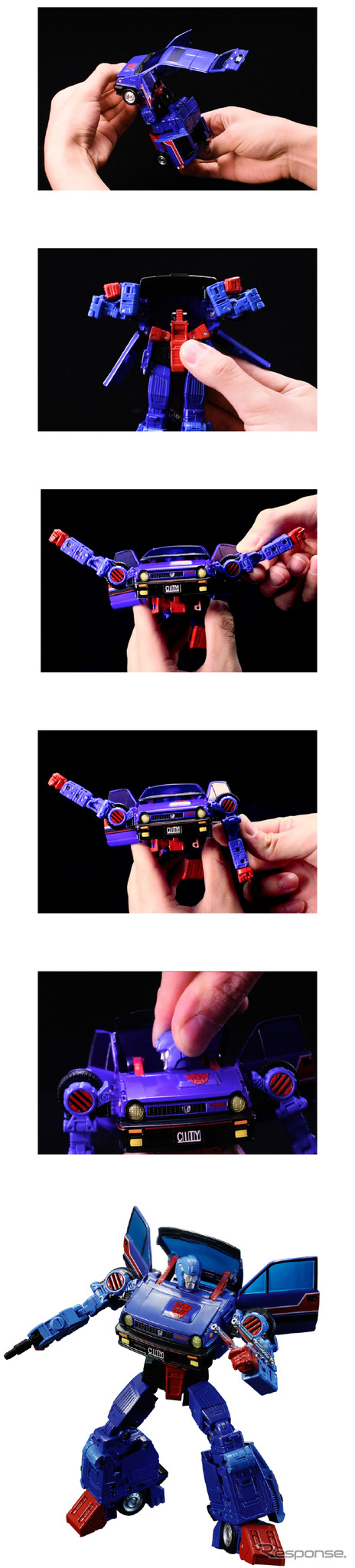 MP-53 スキッズ(ロボットモード)《写真提供 タカラトミー》(c)TOMY ホンダ Official Licensed Product