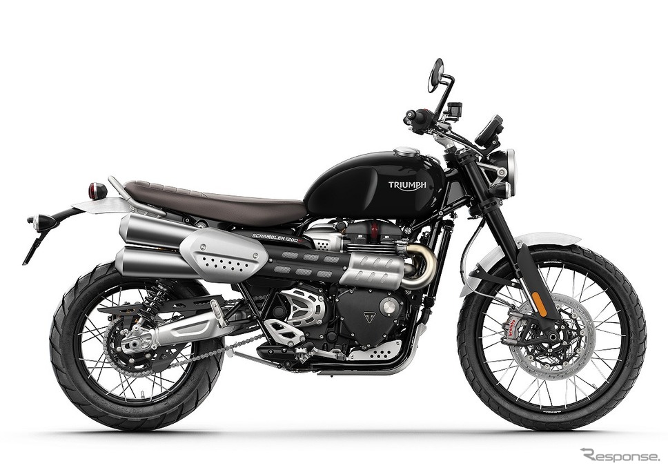 トライアンフ スクランブラー1200 XC(サファイアブラック)《写真提供 トライアンフモーターサイクルズジャパン》