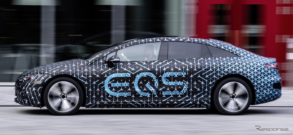 メルセデスベンツ EQS のプロトタイプ《photo by Mercedes-Benz》