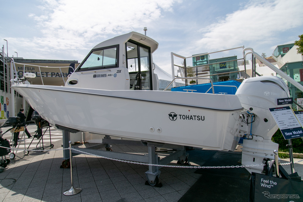 トーハツ(ジャパンインターナショナルボートショー2021)《写真撮影 二城利月》