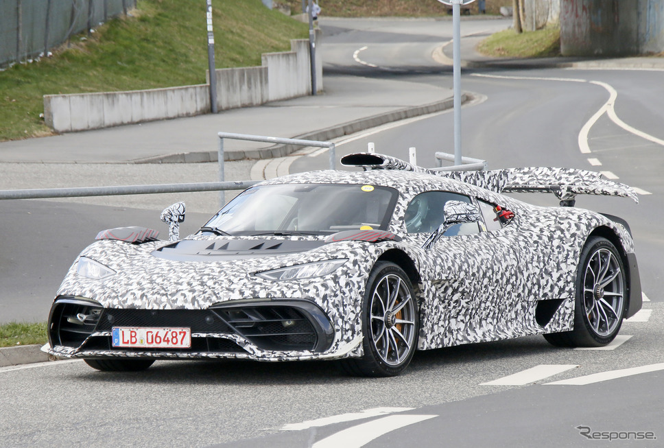 メルセデスAMG One 市販型プロトタイプ(スクープ写真)《APOLLO NEWS SERVICE》