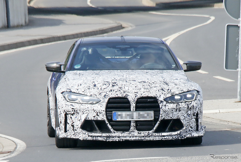 BMW M4 CSL プロトタイプ(スクープ写真)《APOLLO NEWS SERVICE》