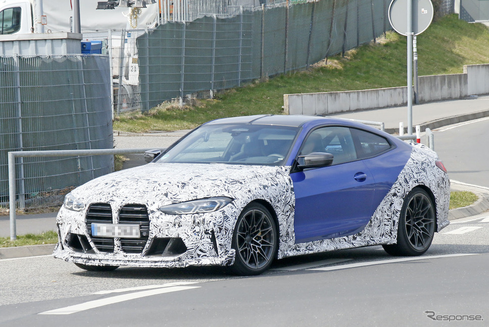 BMW M4 CSL プロトタイプ(スクープ写真)《APOLLO NEWS SERVICE》