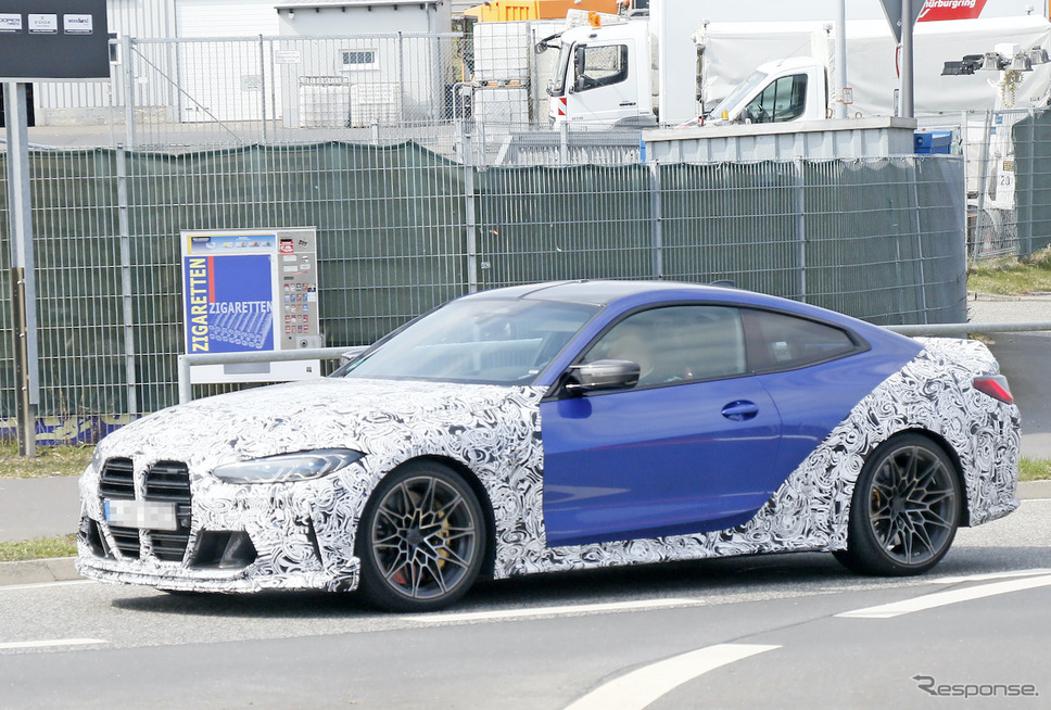 BMW M4 CSL プロトタイプ（スクープ写真）《APOLLO NEWS SERVICE》