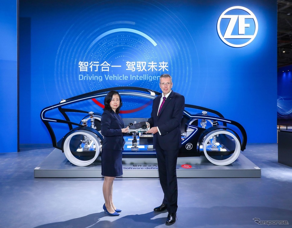 ZFのプレスカンファレンス（上海モーターショー2021）《photo by ZF》