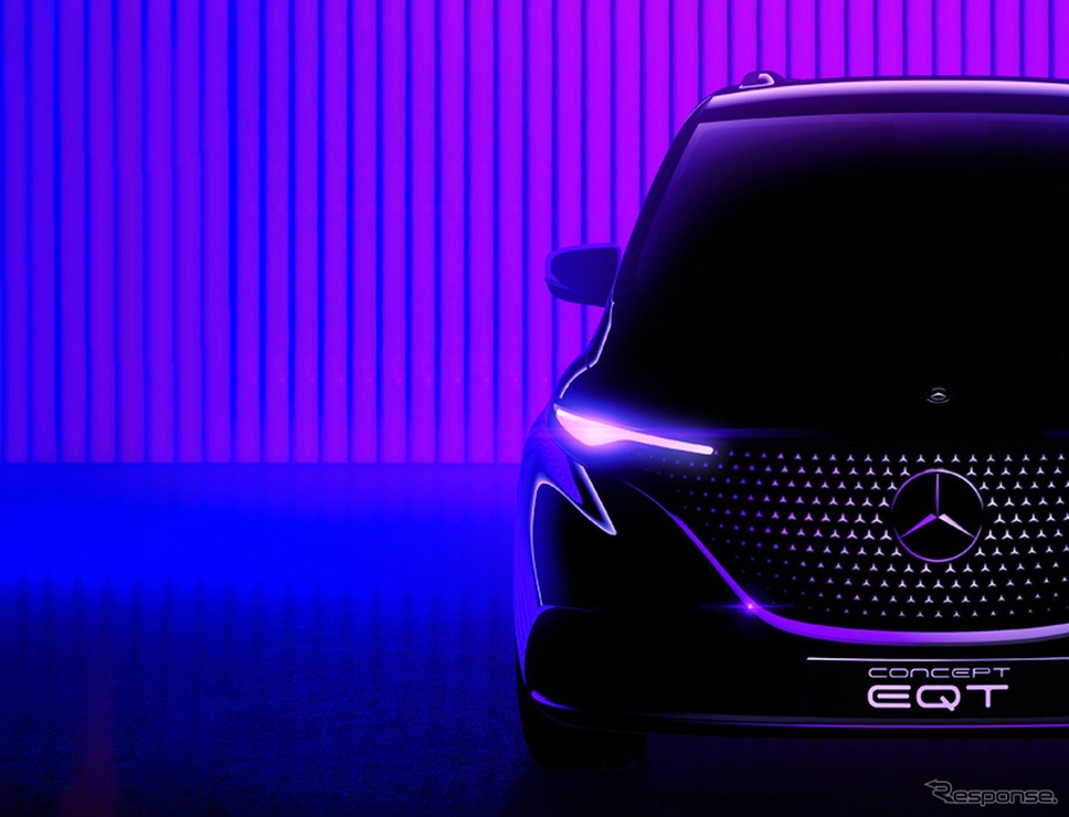 メルセデスベンツ・コンセプト EQTのティザーイメージ《photo by Mercedes-Benz》