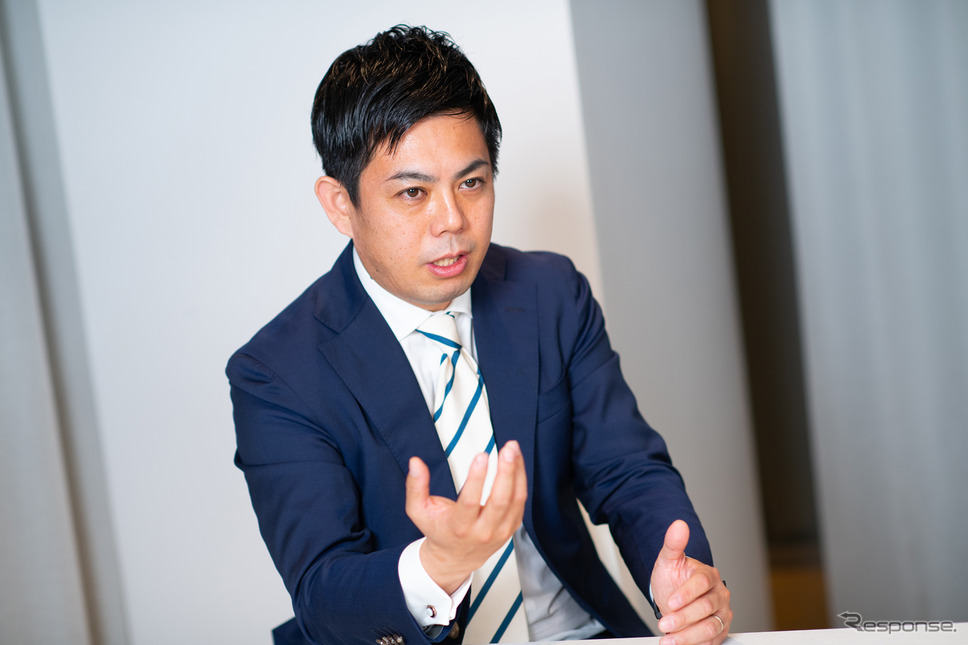 博報堂 ビジネスデザイン局部長／MaaSプロジェクトメンバーの畠山洋平氏《写真撮影 清水知恵子》