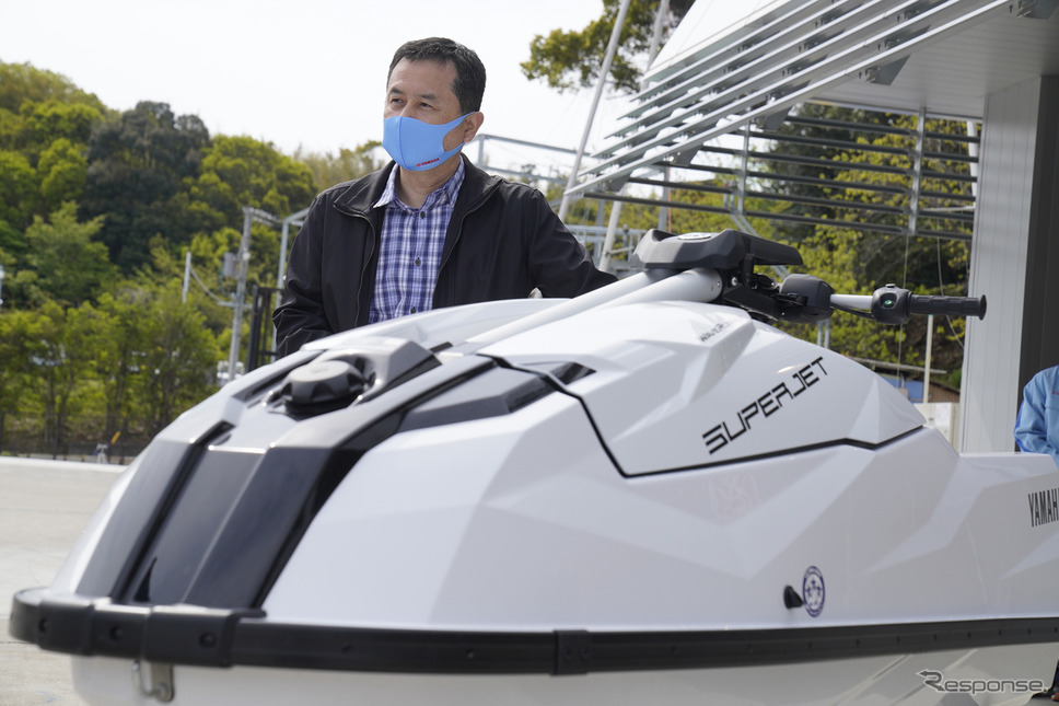 ヤマハの新型マリンジェット『SUPERJET(スーパージェット)』開発者の松本千宏氏《写真撮影 柳田由人》