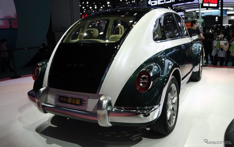 長城汽車ORAの新型EV、パンクキャット(上海モーターショー2021)《photo by GWM》