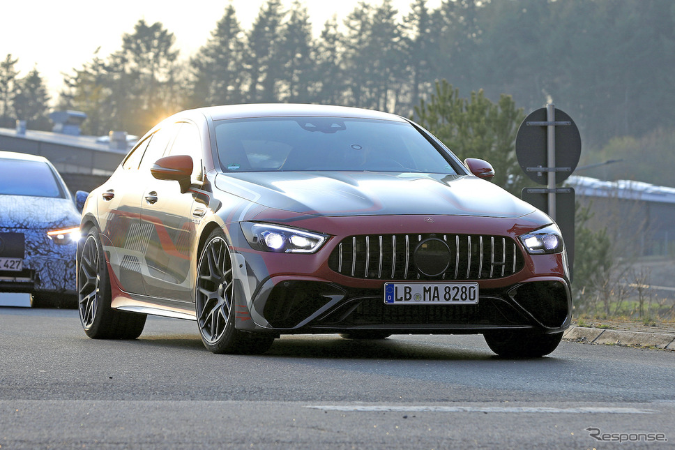 メルセデス AMG GT 73e 4ドア プロトタイプ(スクープ写真)《APOLLO NEWS SERVICE》