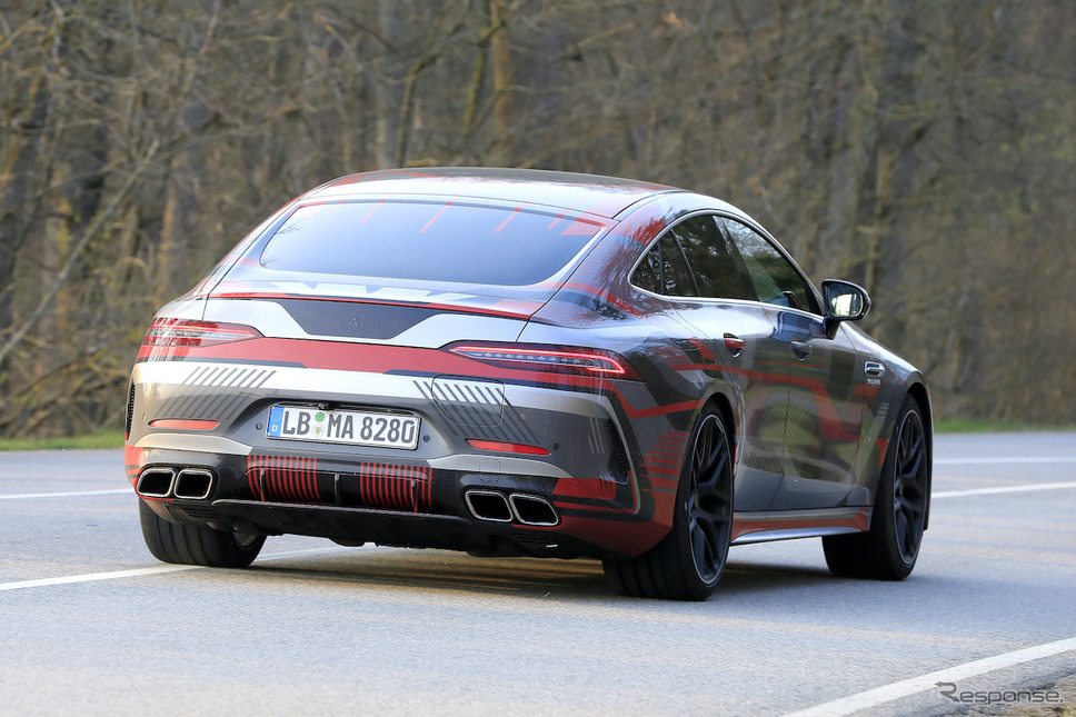 メルセデス AMG GT 73e 4ドア プロトタイプ(スクープ写真)《APOLLO NEWS SERVICE》