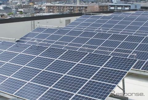 郵便局の屋上に太陽光発電設備を整備（イメージ）《画像提供 東京電力ホールディングス》