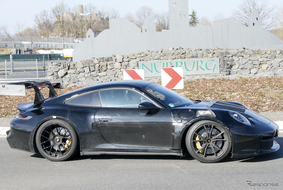 ポルシェ 911 GT3 RS 新型プロトタイプ(スクープ写真)《APOLLO NEWS SERVICE》