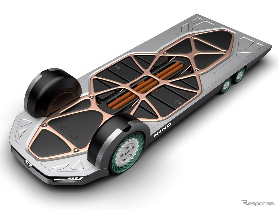 今回の協業は2019年の東京モーターショーで日野が提案した『FlatFormer』コンセプトが起点《画像提供 日野自動車》