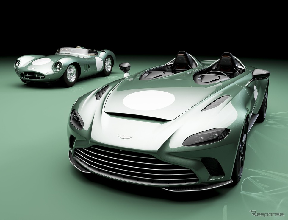 アストンマーティン DBR1 と V12 スピードスター「DBR1」仕様《photo by Aston Martin》