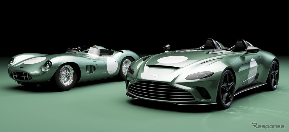 アストンマーティン DBR1 と V12 スピードスター「DBR1」仕様《photo by Aston Martin》