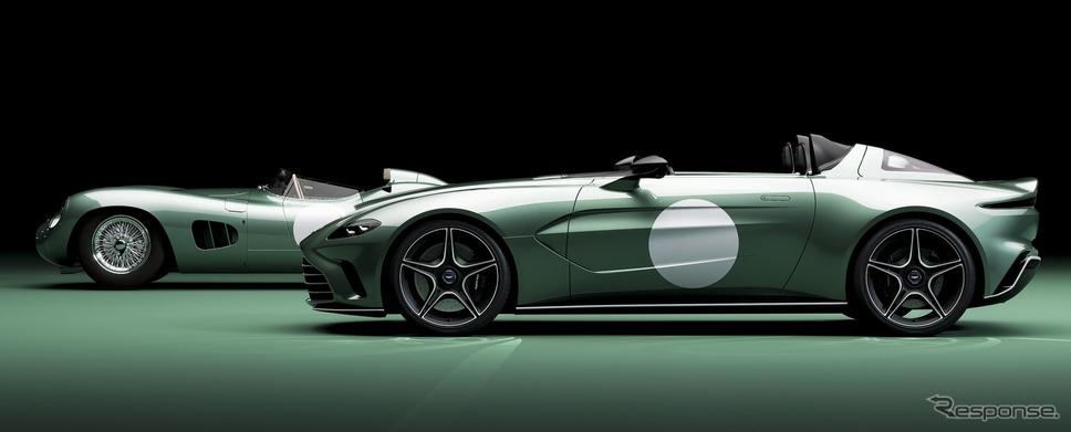 アストンマーティン DBR1 と V12 スピードスター「DBR1」仕様《photo by Aston Martin》