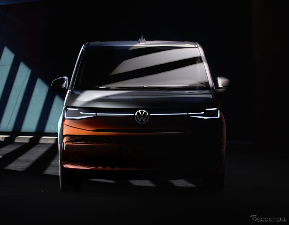 フォルクスワーゲン・マルチバン 次期型のティザーイメージ《photo by VW》