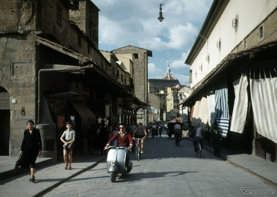 イタリア、フィレンツェ（1948年ごろ）《Photo by Ivan Dmitri/Michael Ochs Archives/ゲッティイメージズ》