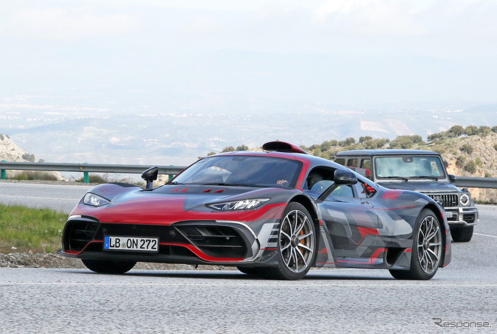 メルセデス AMG One 市販型プロトタイプ(スクープ写真)《APOLLO NEWS SERVICE》