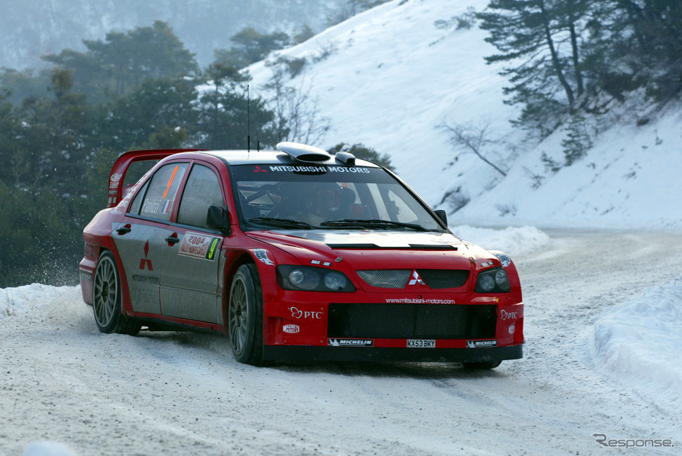 2004年WRC第1戦モンテカルロラリー《画像提供 三菱自動車》