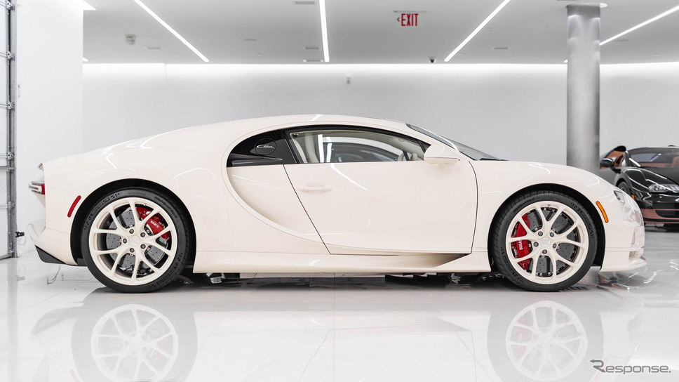 ブガッティ・シロン のワンオフモデル「Chiron habille par Hermes」《photo by Bugatti》