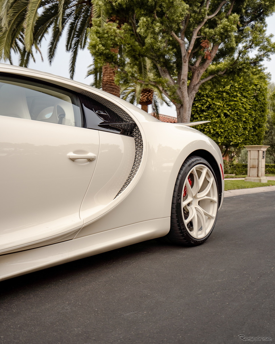 ブガッティ・シロン のワンオフモデル「Chiron habille par Hermes」《photo by Bugatti》