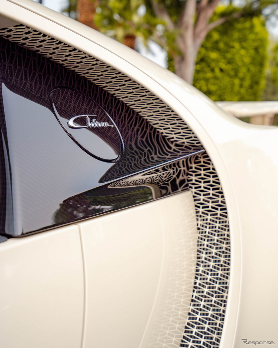 ブガッティ・シロン のワンオフモデル「Chiron habille par Hermes」《photo by Bugatti》