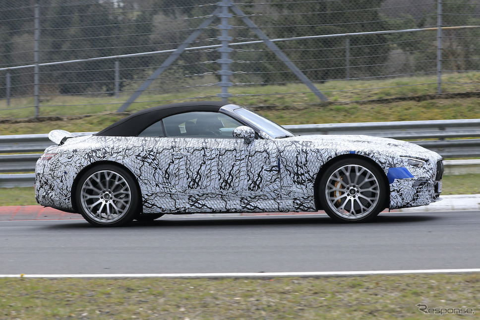 メルセデスAMG SL 次期型プロトタイプ (スクープ写真)《APOLLO NEWS SERVICE》