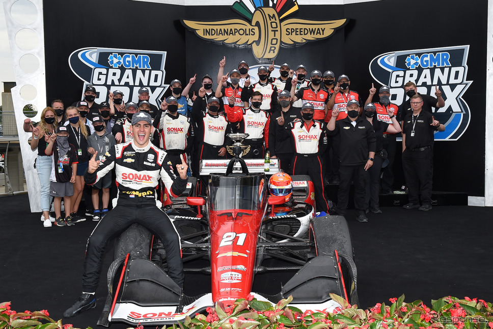 インディカー初優勝を飾った#21 ビーケイ。《Photo by INDYCAR》