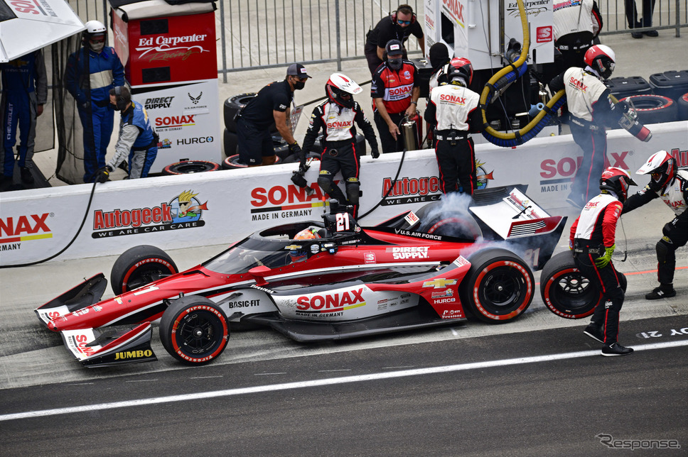 インディカー初優勝を飾った#21 ビーケイ。《Photo by INDYCAR》