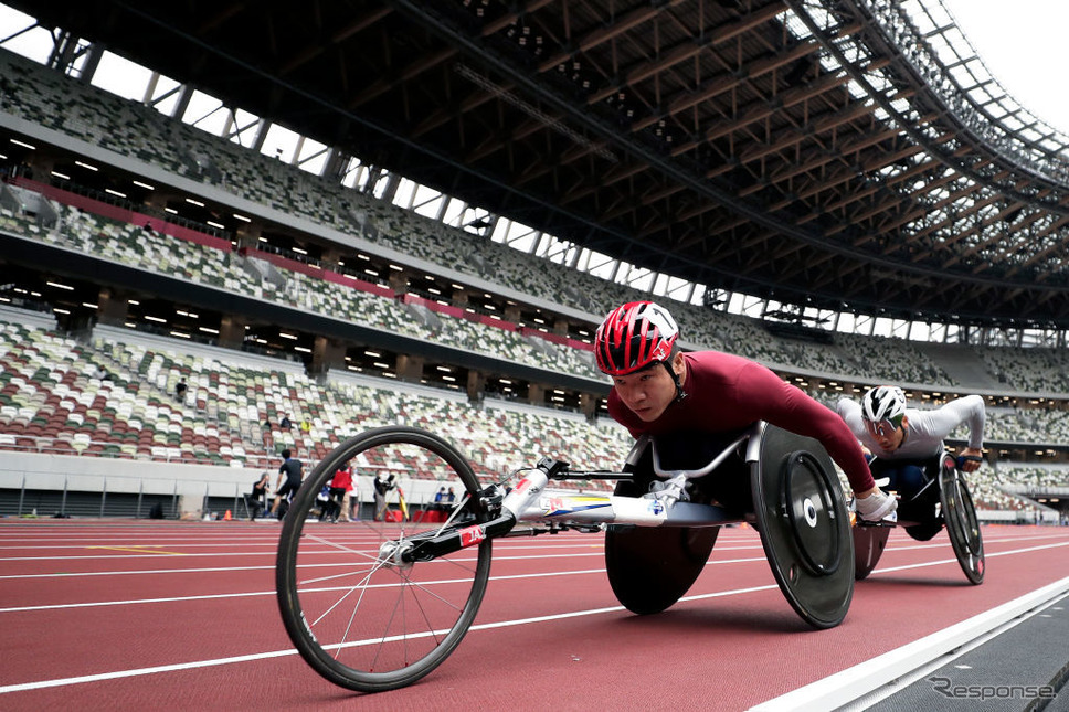 パラリンピック・テスト協議会(5月11日、東京・国立競技場)《Photo by Kiyoshi Ota/Getty Images Sport/ゲッティイメージズ》