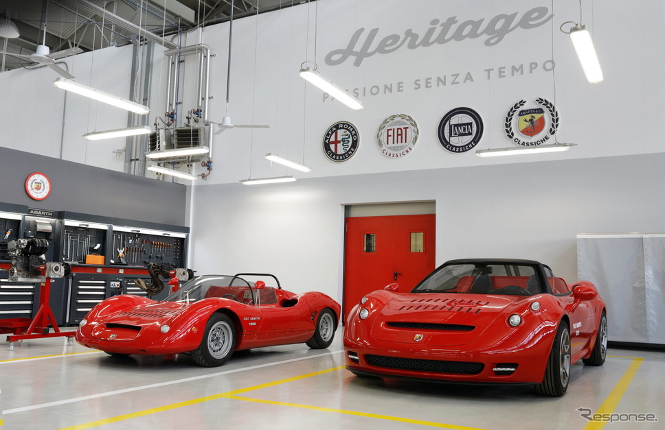 アバルト1000SP(1966年)とアバルト1000SP(2021年)《photo by Abarth》