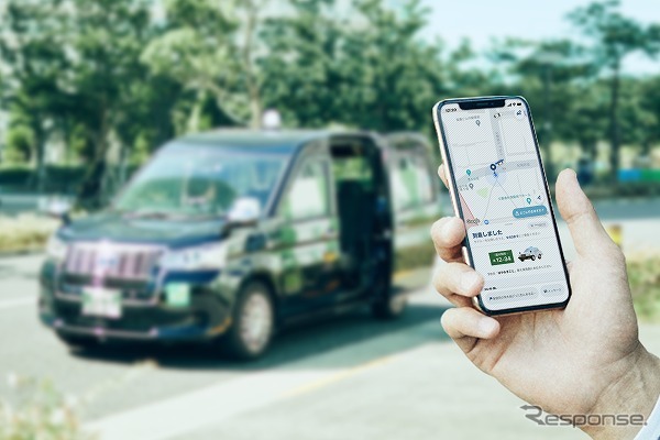 タクシー配車アプリ「GO」のイメージ《写真提供 モビリティテクノロジーズ》