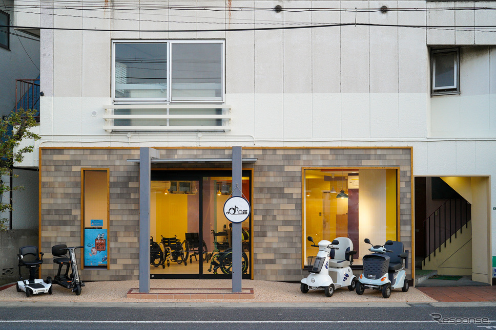 電動車いす専門のセレクトショップ「口笛 二子玉川店」《写真提供 口笛》