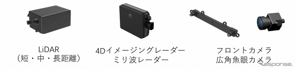 センサー・レーダー・カメラ《写真提供 ファーウェイ・ジャパン》