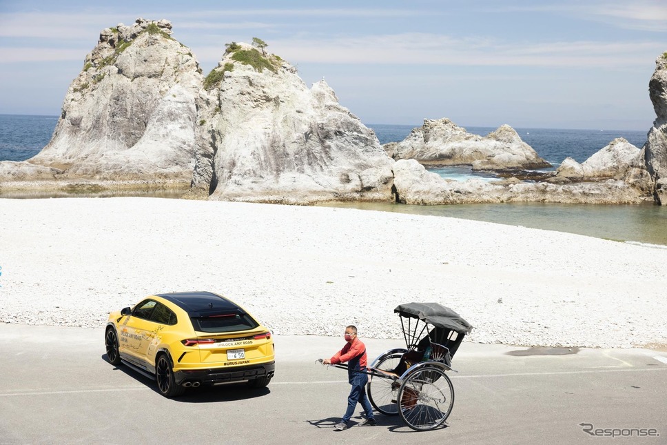 「UNLOCK ANY ROAD JAPAN」(岩手県:浄土ヶ浜)《photo by Lamborghini》