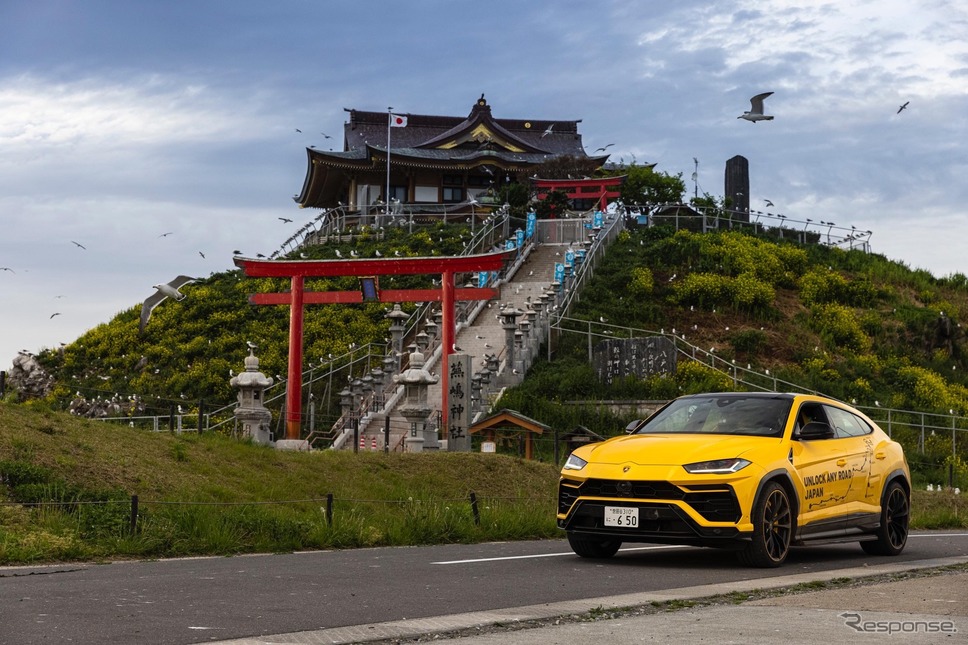 「UNLOCK ANY ROAD JAPAN」(青森県:蕪嶋神社)《photo by Lamborghini》