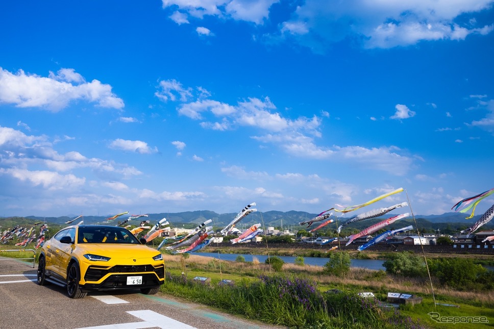 「UNLOCK ANY ROAD JAPAN」(奈良県:吉野川)《photo by Lamborghini》