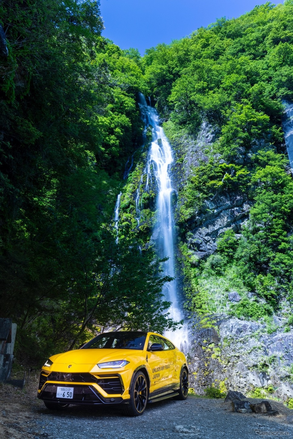 「UNLOCK ANY ROAD JAPAN」(奈良県:十二滝)《photo by Lamborghini》