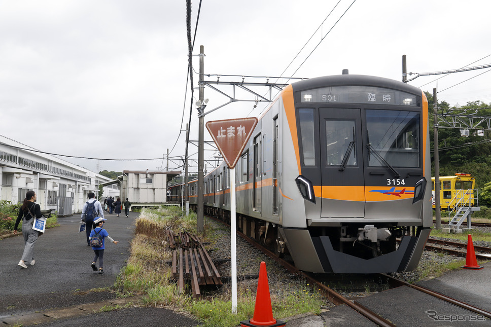 京成電鉄宗吾参道車両基地（5月22日のミステリーツアー発地）《写真撮影 小林岳夫》