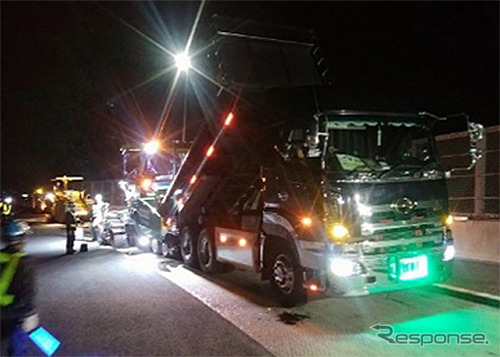 舗装補修（イメージ）《写真提供 東日本高速道路》