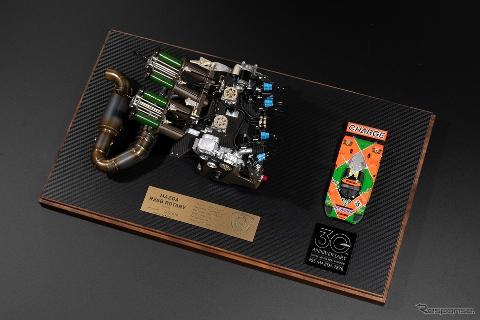 マツダR26Bエンジンモデル 1/6スケール ルマン優勝30周年記念モデル《写真提供 MZRacing》