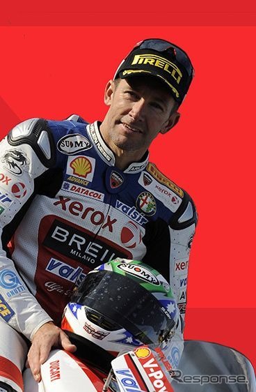 ドゥカティでスーパーバイク世界選手権を3度制したベイリス《photo by Ducati》
