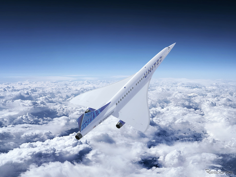 ユナイテッドの超音速機（イメージ）《image by Boom Supersonic》