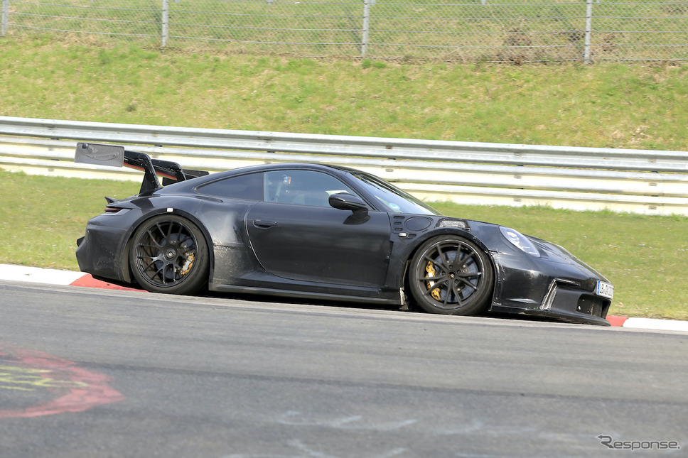 ポルシェ 911 GT3 RS 次期型プロトタイプ（スクープ写真）《APOLLO NEWS SERVICE》