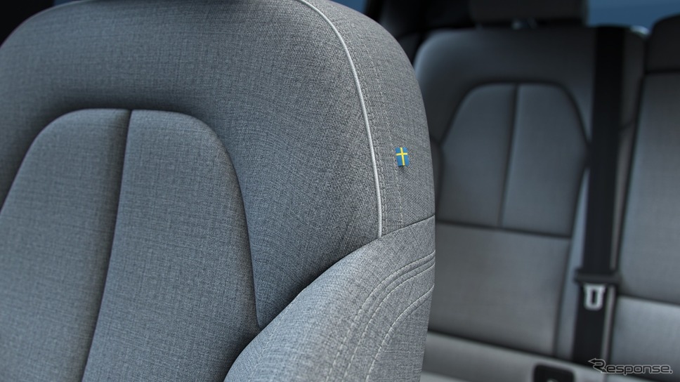 ボルボ C40 リチャージ のウール繊維を用いたシート《photo by Volvo Cars》