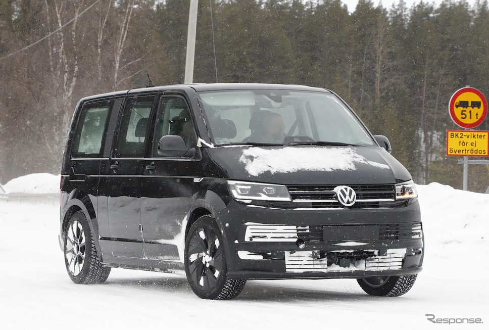 VW ID.BUZZ 市販型プロトタイプ(スクープ写真)《APOLLO NEWS SERVICE》