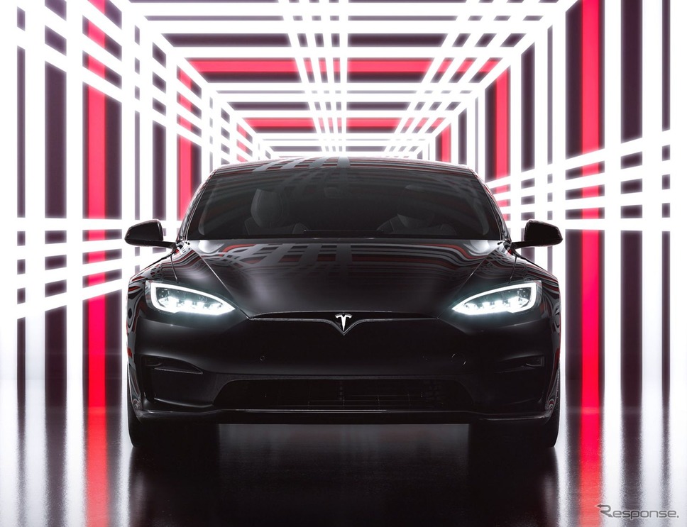 テスラ・モデルS改良新型の「プラッド」《photo by Tesla》